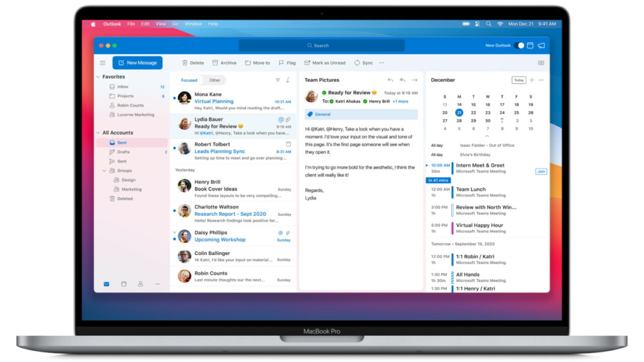get just microsoft outlook for mac